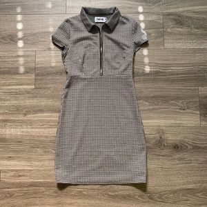 Houndstooth Mini Dress